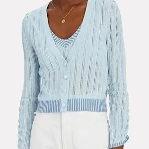 for love and lemons rhea pointelle cardigan